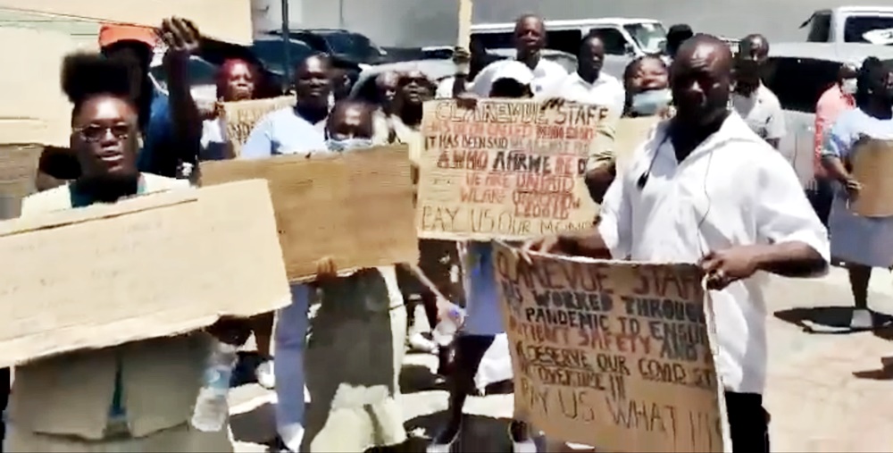 Protest In Antigua